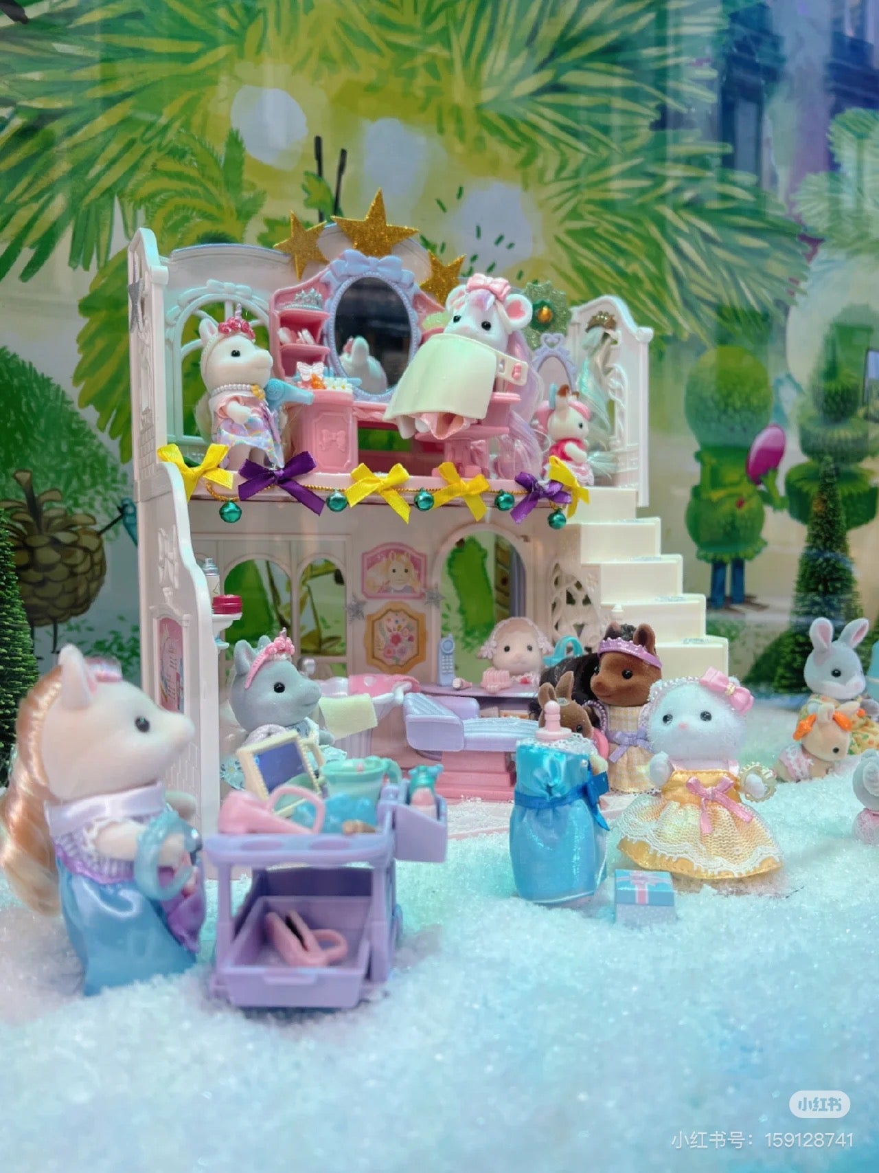 SylvanianFamilies森贝儿家族|Baby Clothes Lot By Princess波斯猫公主裙套装5645