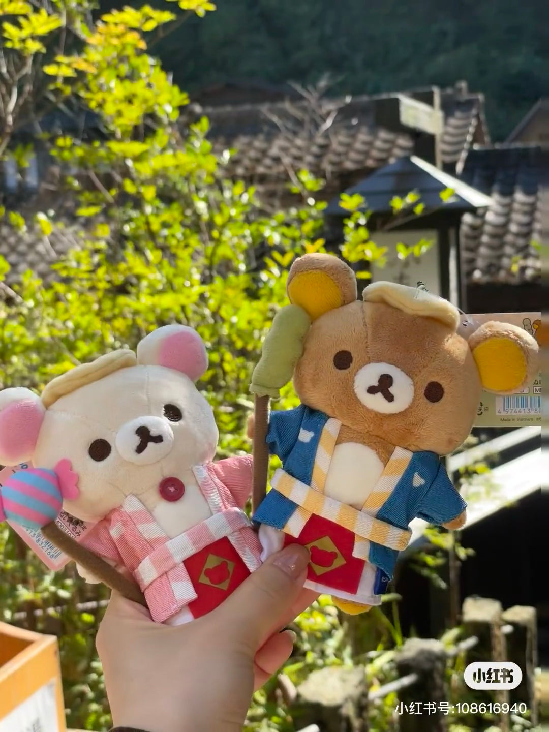 Rilakkuma轻松熊|地域限定可爱角色毛绒玩偶挂件/包挂