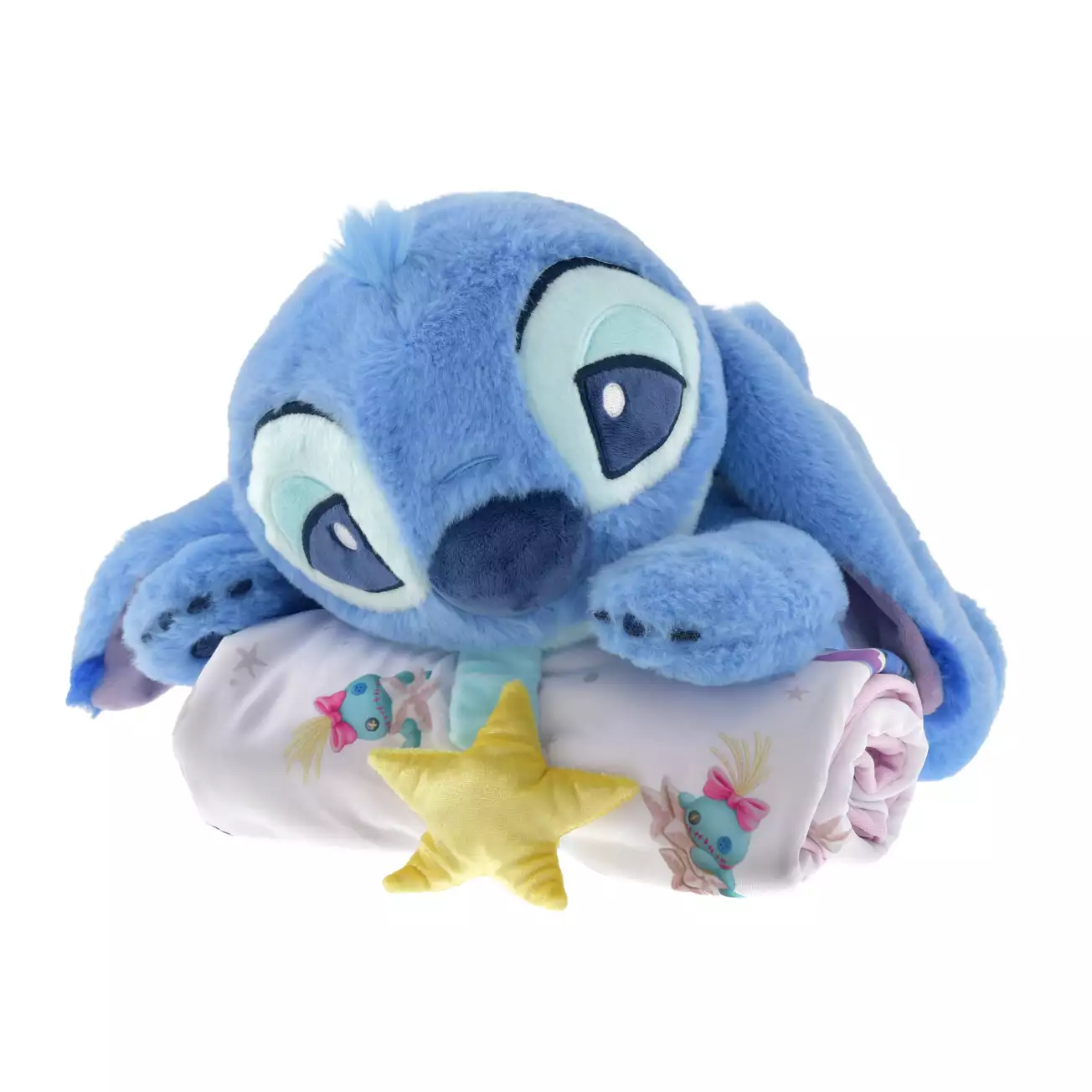 Disney|Stitch Day Collection 2026 Stitch & Scrump Blanket Cool with Plush Toy