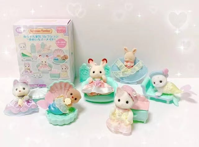 【limit 2】SylvanianFamilies|BABY FURNITURE Collection Dreamy Mermaid Set mystery bag/blind box/All 6 types|1pcs