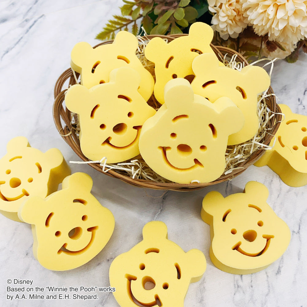 Disney|Winnie the pooh小熊维尼White pooh/噗噗化妆棉/粉扑/上妆粉扑|10枚入