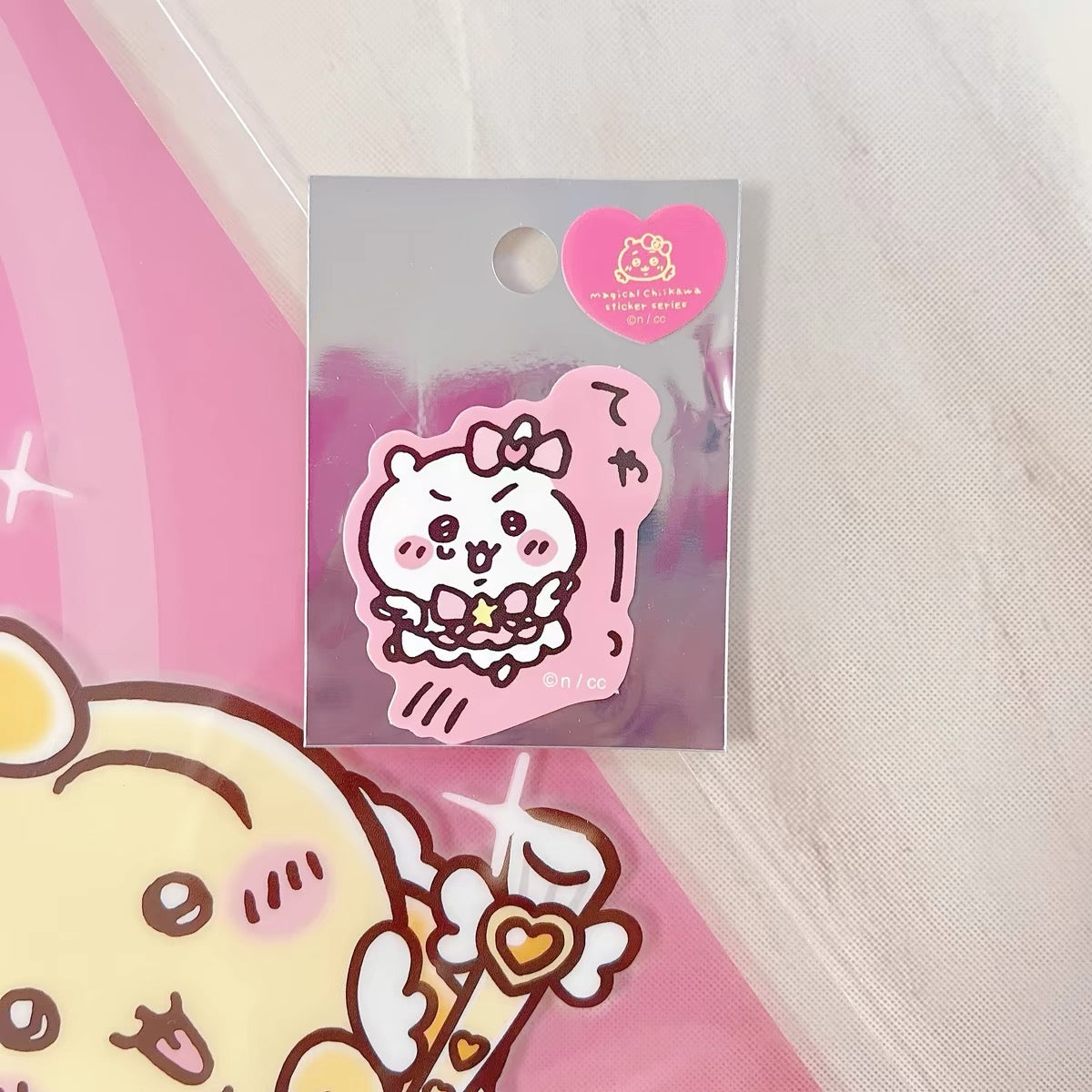 Chiikawa 吉伊卡哇|超魔法少女/小魔仙系列单张角色贴纸/手机贴/行李箱贴|约H50 x W50mm