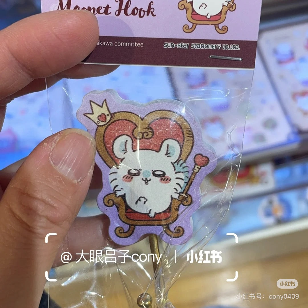 Chiikawa 吉伊卡哇|Wooden Magnet Hook/Wonder tea time爱丽丝梦游仙境下午茶系列木制磁吸挂钩|约H55×W45×D25mm