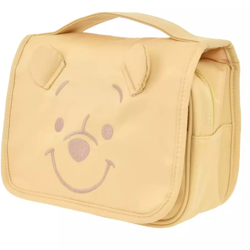 Disney|噗噗winnie the pooh多功能手拎旅行可悬挂式防水化妆包/洗漱包|高さ約18.5×幅25×奥行き9.5(cm)