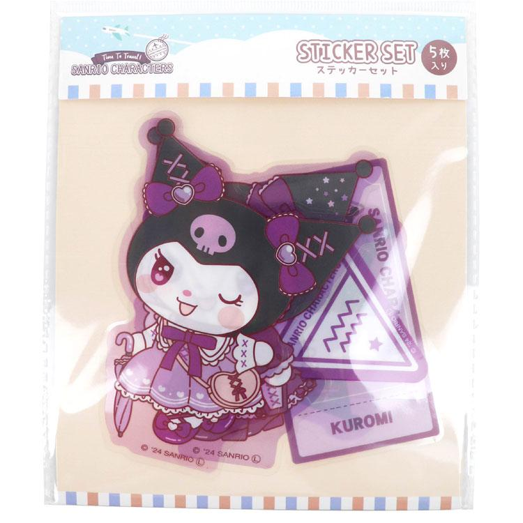 Sanrio|Travel Lady Vinyl Sticker Set|5 piece