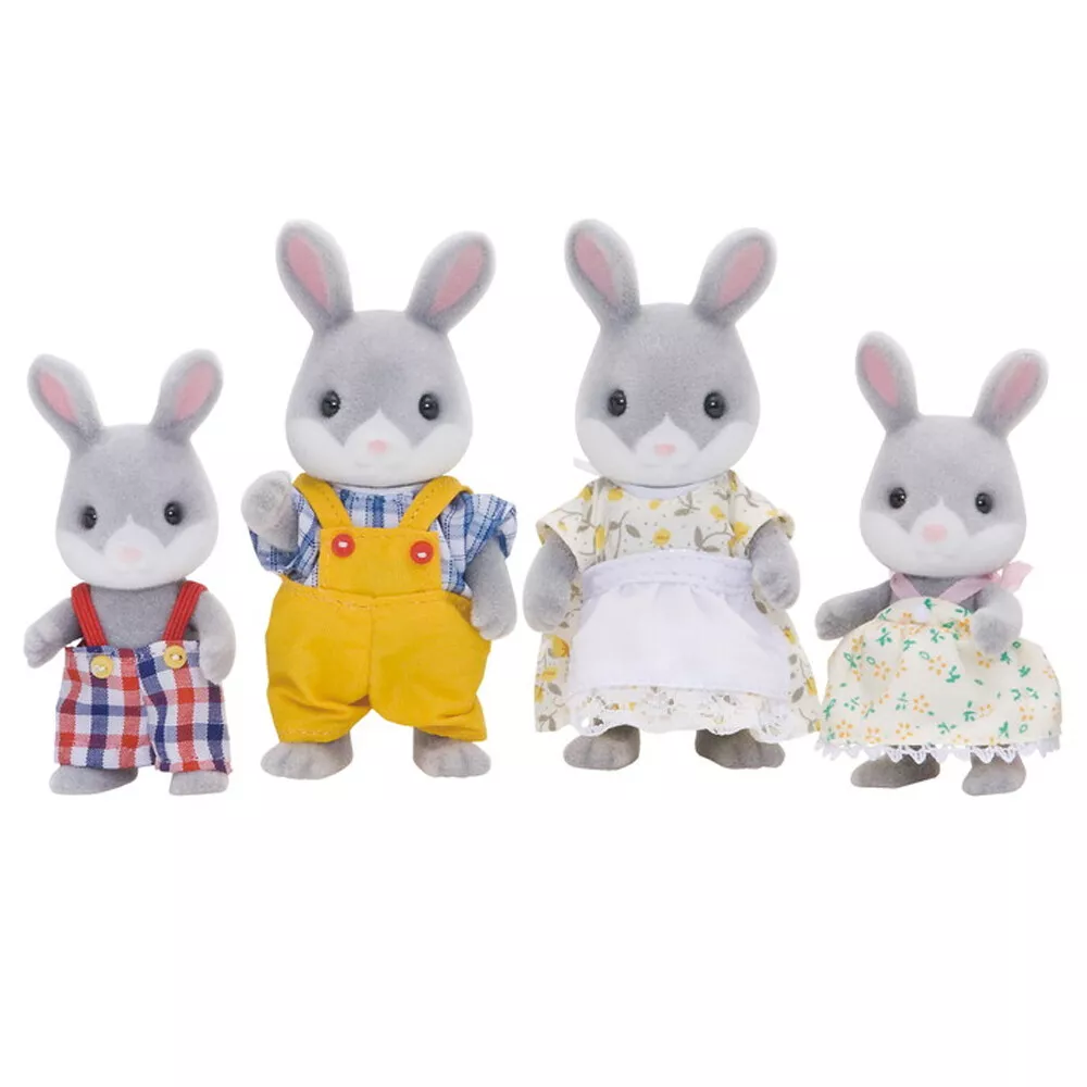 SylvanianFamilies|Cottontail Family Animal Rabbit Figure Doll Kids Playing Toy-4030