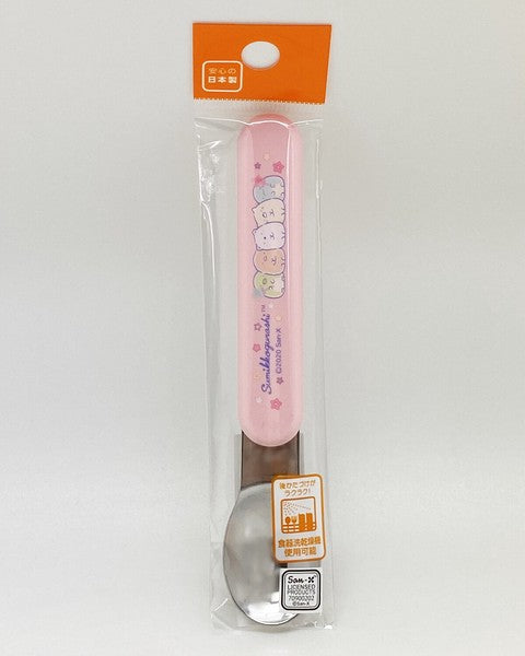 Sumikko gurashi角落生物|粉色不锈钢/手柄ABS树脂|约27 x 136 x H8mm