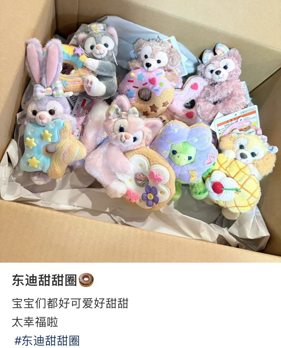 【limit 1】Disney|Duffy and Friends Donut Mascot Holder /Plush Keychain