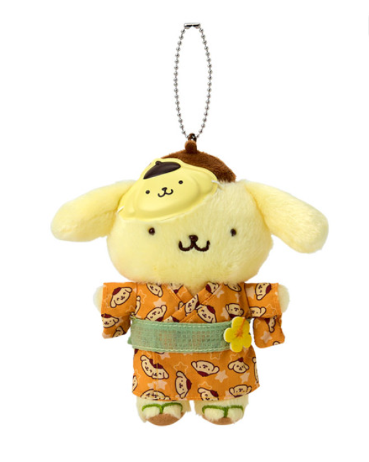 【limit 1】Sanrio|Summer Festival Mascot Holder /Plush Keychain|10×6.5×14cm approx.
