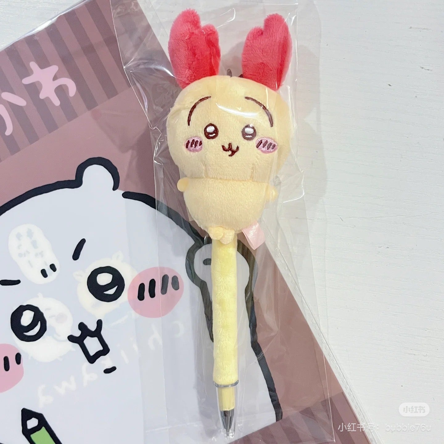 Chiikawa 吉伊卡哇|螃蟹头毛绒玩偶大头圆珠笔|0.7mm
