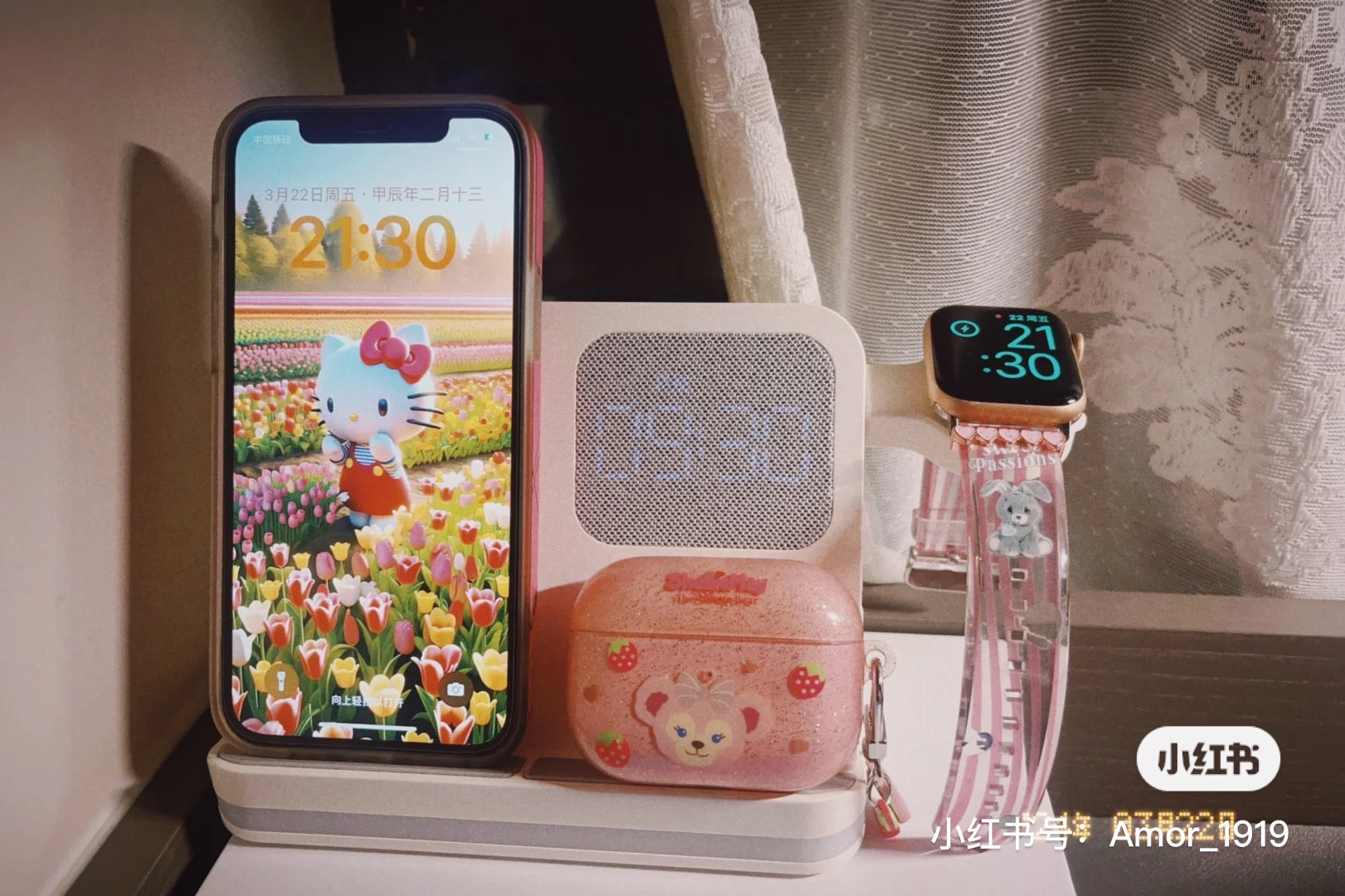 Disney SH|雪莉玫挂链式小包包/ipods pro耳机包钥匙扣/挂件