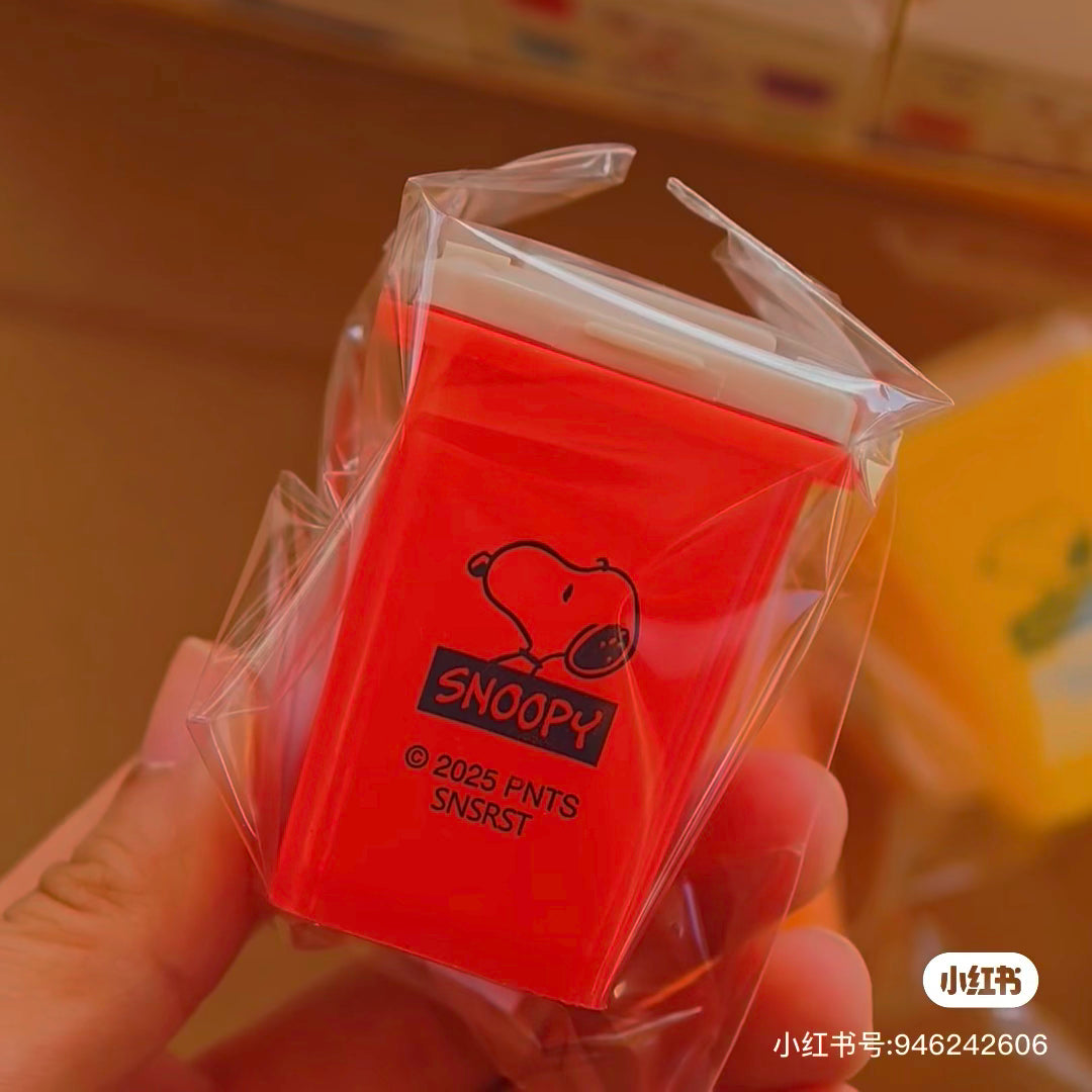 Snoopy|PEANUTS Miniature Dustbin mystery bag/blind box/All 8 types|1pcs