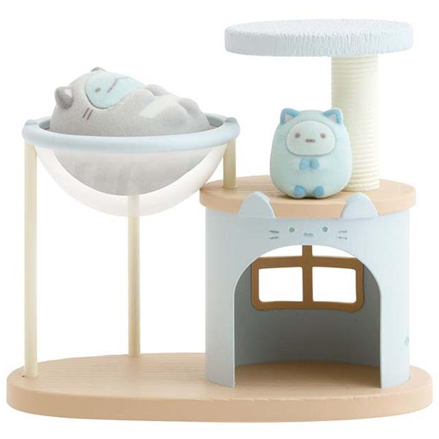 Sumikko gurashi|Petit Collection Flocking Scene Mascot|H160 x W130 x D85mm approx