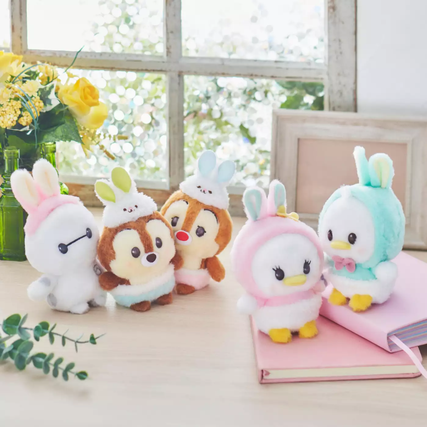 Disney|Spring Series Urupocha-chan Mascot Holder /Plush Keychain|12×11×7.5cm approx.