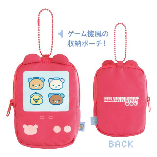 Rilakkuma|Gaming Pixel Art Eco Shopping Bag & Mascot Pouch|380×260×50mm approx.