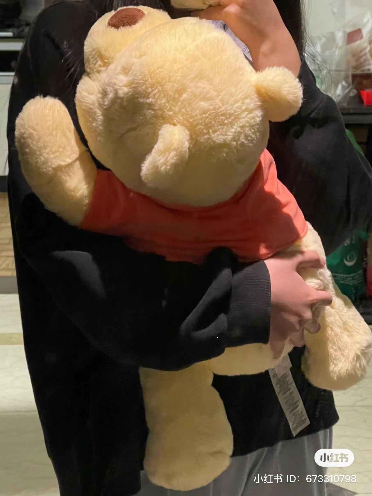 Disney SH|winnie the pooh趴趴fluffy维尼玩偶/公仔