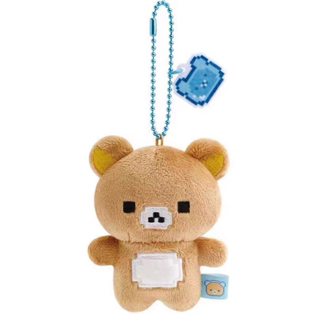 Rilakkuma|Gaming Pixel Art Mascot Holder /Plush Keychain|85 x 65 x 35 approx.