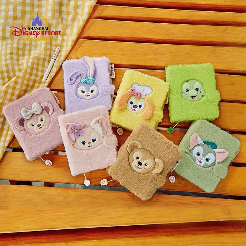Disney SH|多角色可爱毛绒绒笔记本/内页有卡通图案