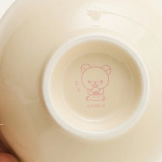 Rilakkuma轻松熊|角色大头陶瓷茶碗/微波炉/洗碗机可用|约60×110φmm