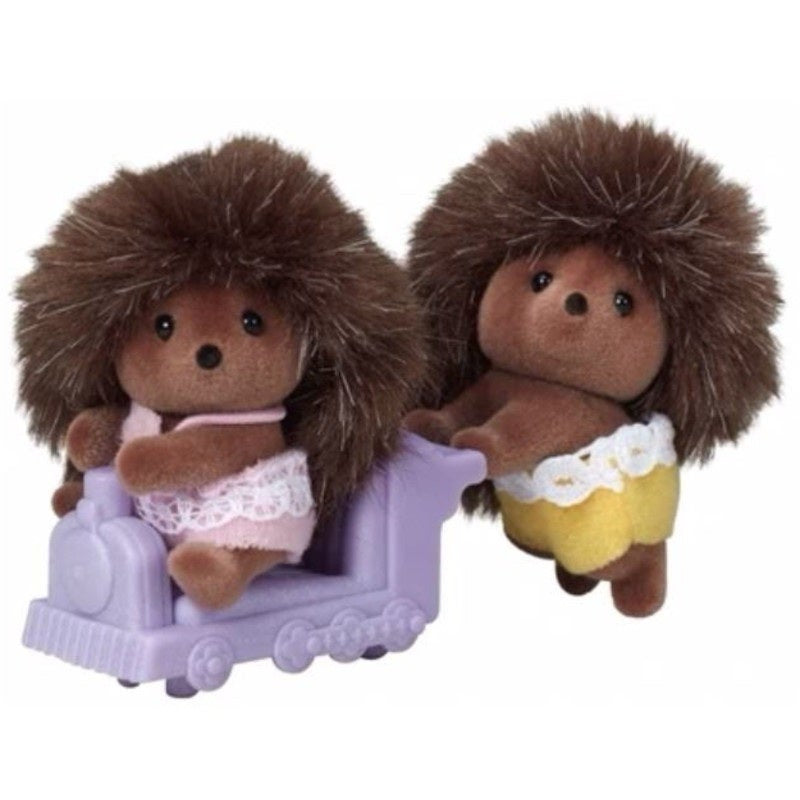 SylvanianFamilies森贝儿家族|Hedgehog Twins刺猬宝宝双胞胎推车套组/玩具/过家家
