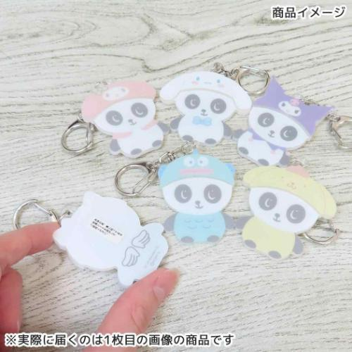 Sanrio|Panshell Characters Acrylic Keychain/Keyring|57 x 155 x 7 mm approx.