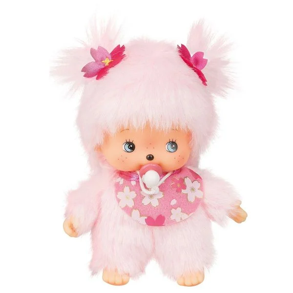 【limit 1】Monchhichi|Bebichhichi Sakura cherry blossom pink Girl Plush Dolls/Plush Toy|H15 cm approx.