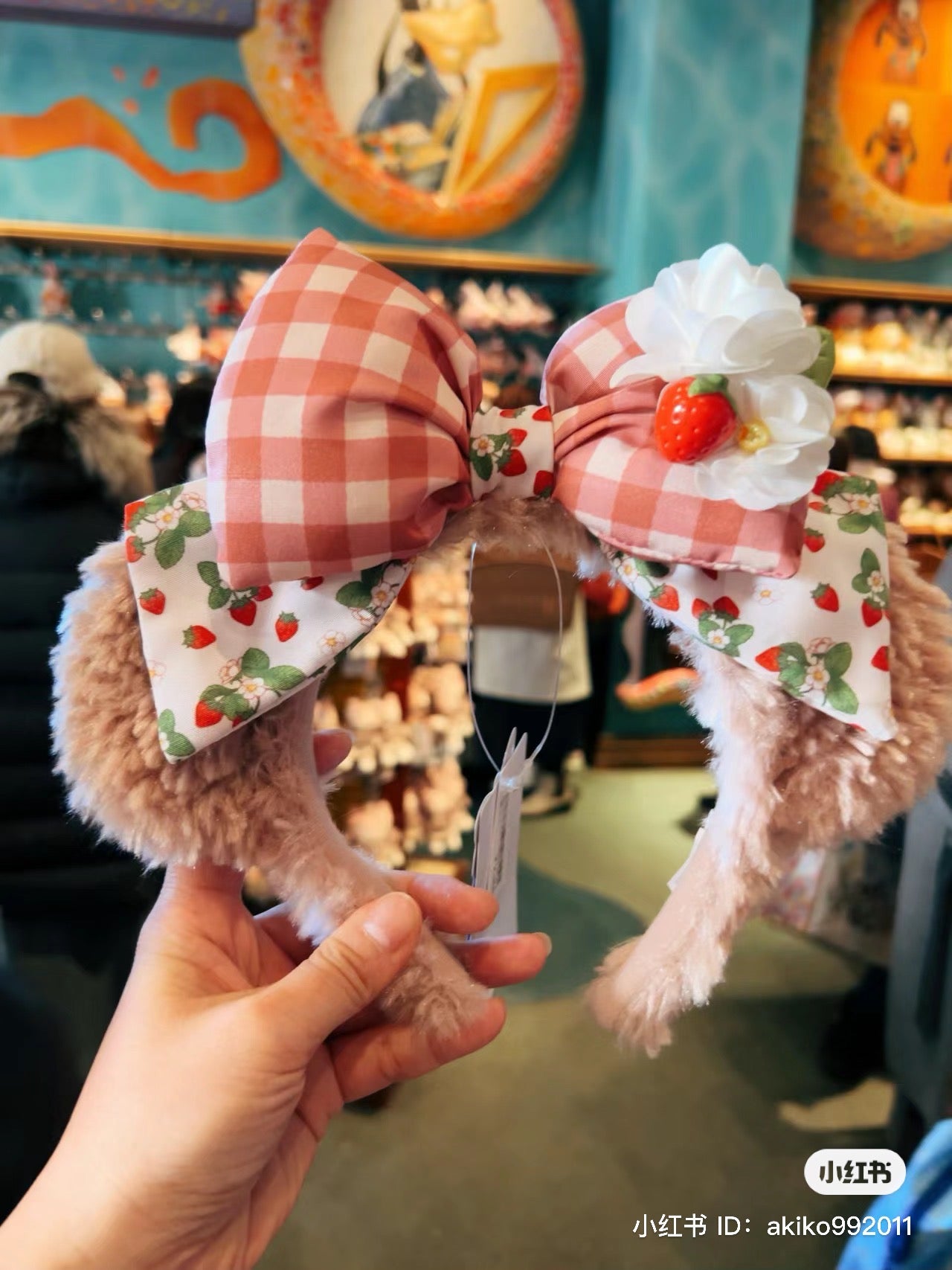 Disney迪士尼|草莓情人节限定雪莉玫发箍/钥匙扣