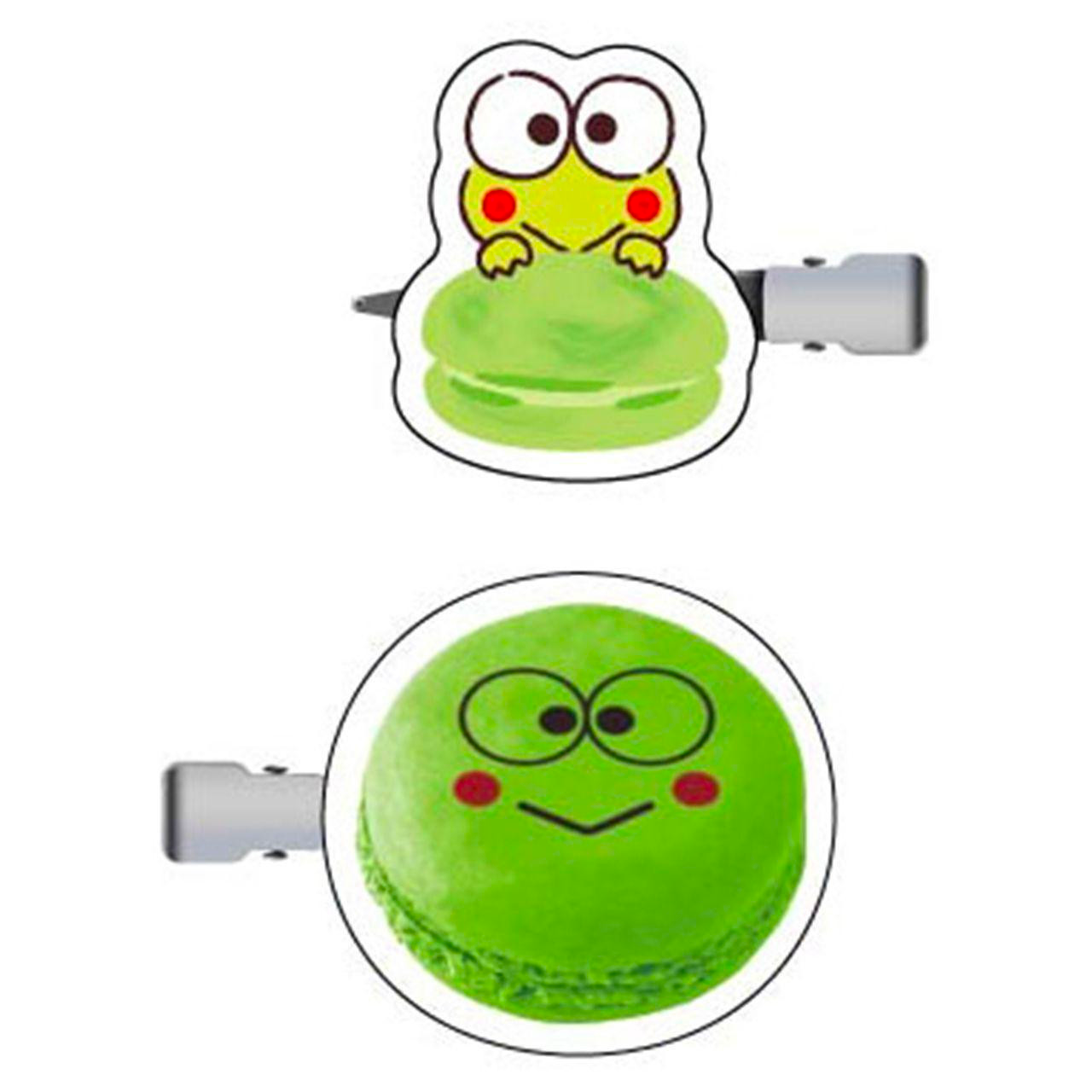 Sanrio|HASEPRO Sanrio Macaron Hair Clip Set of 2|40×40×3mm approx.