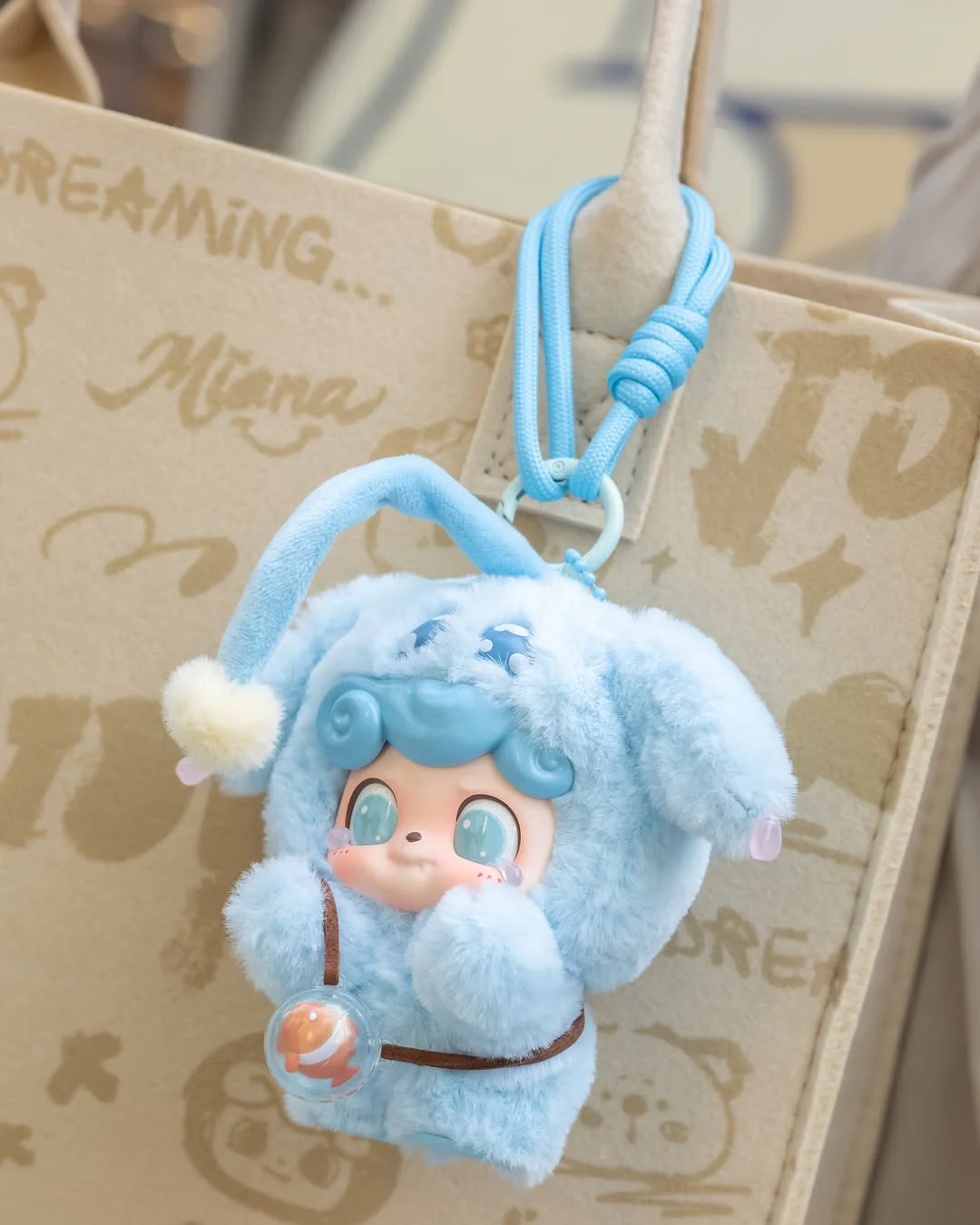 JOTOYS Q.Kid Emotional Hairy Monsters Series Vinyl Plush Keychain Blind Box