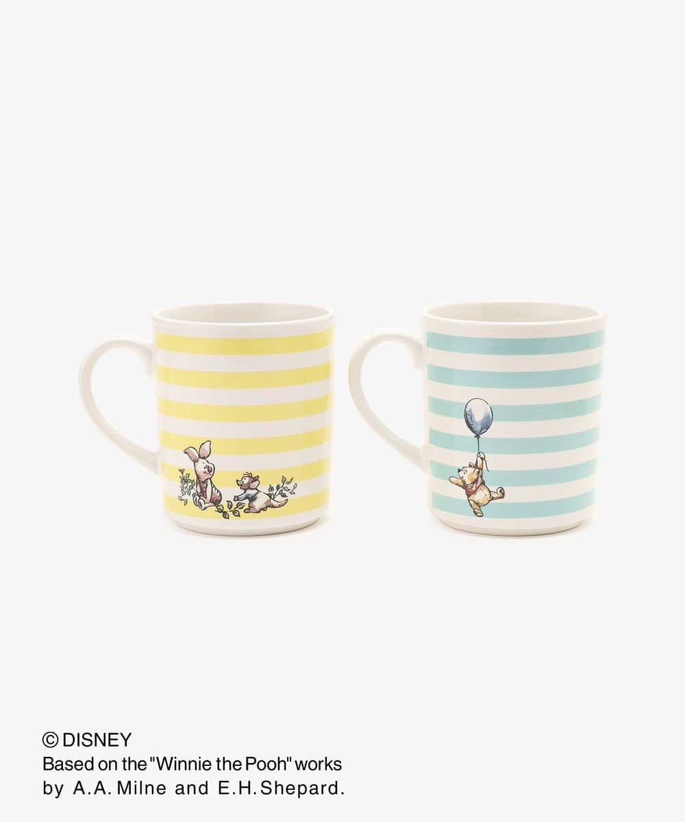 Disney|winnie the pooh 日本制噗噗精美礼盒装对杯/马克杯|315ml*2