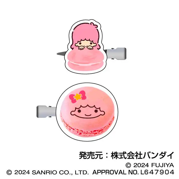 Sanrio|HASEPRO Sanrio Macaron Hair Clip Set of 2|40×40×3mm approx.