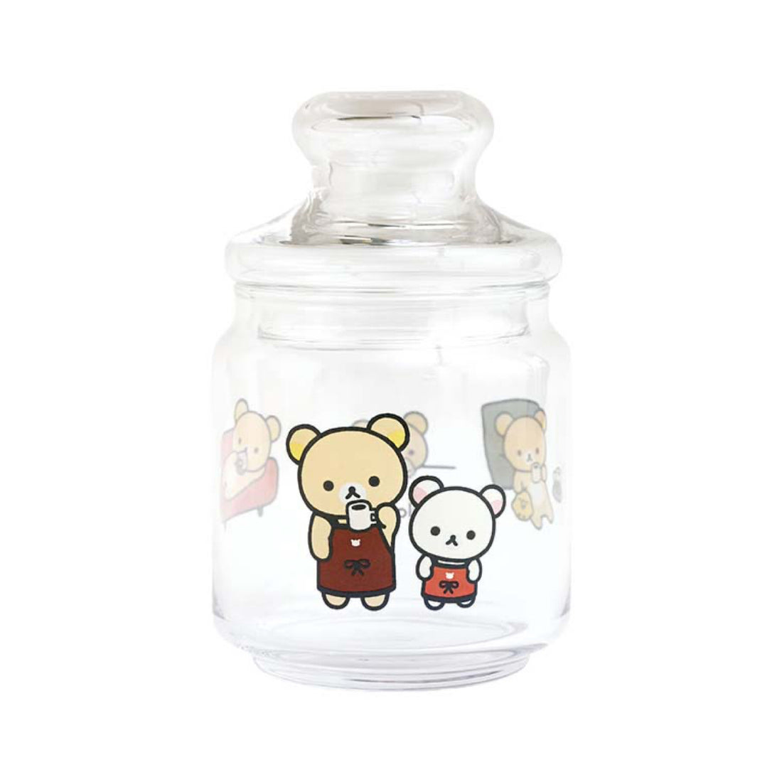 Rilakkuma轻松熊|密封咖啡豆储藏罐/收纳罐|約140×Φ85mm