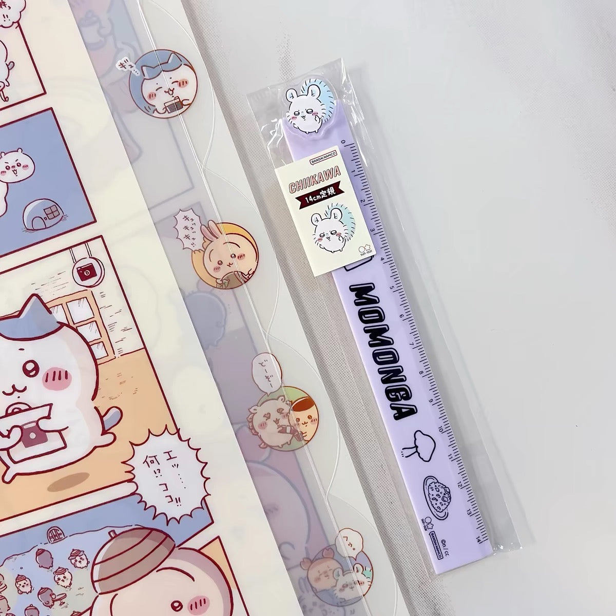 Chiikawa 吉伊卡哇|可爱角色造型直尺|約14cm