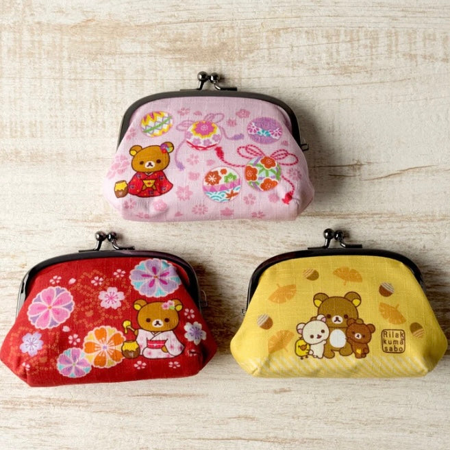 Rilakkuma轻松熊|茶房限定大款口金包|约W120×H90(mm)