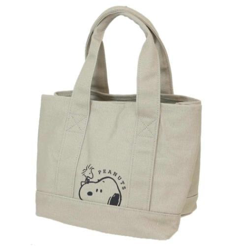 Snoopy|纯色简约帆布包/托特包|约310x200x160mm