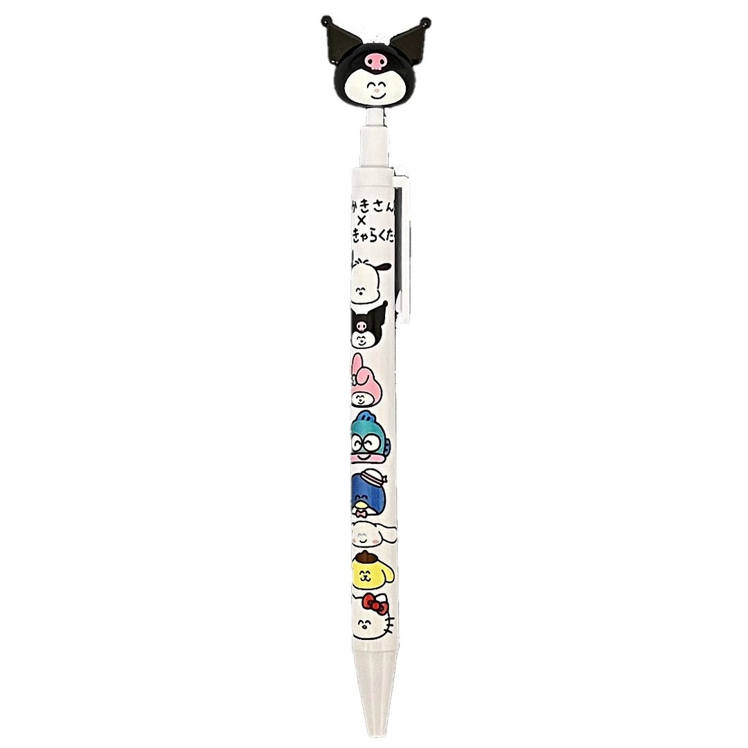 Sanrio|Oekakisan ×Sanrio large head black ballpoint pen large head|0.5mm