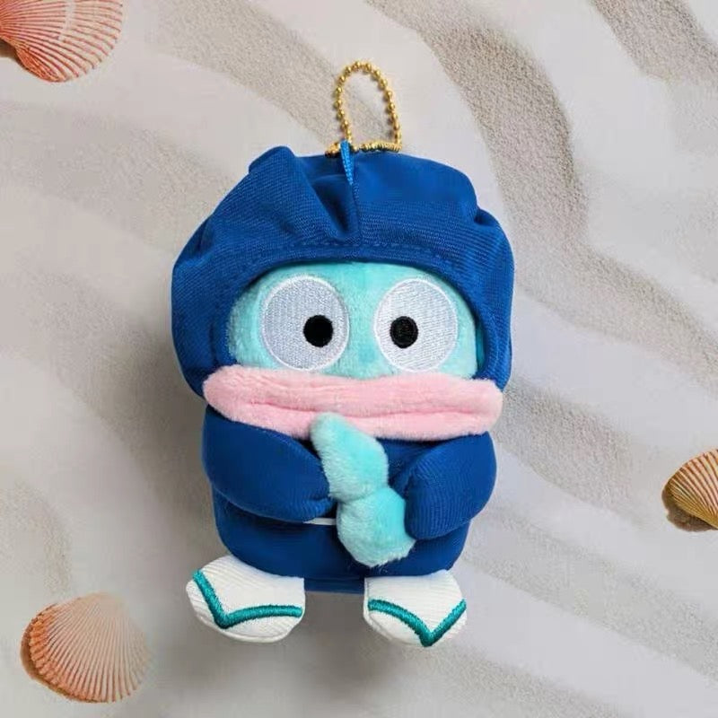 Sanrio|Hangyodon 40th Anniversary Limited Series Mascot Holder /Plush Keychain|H22cm Approx.