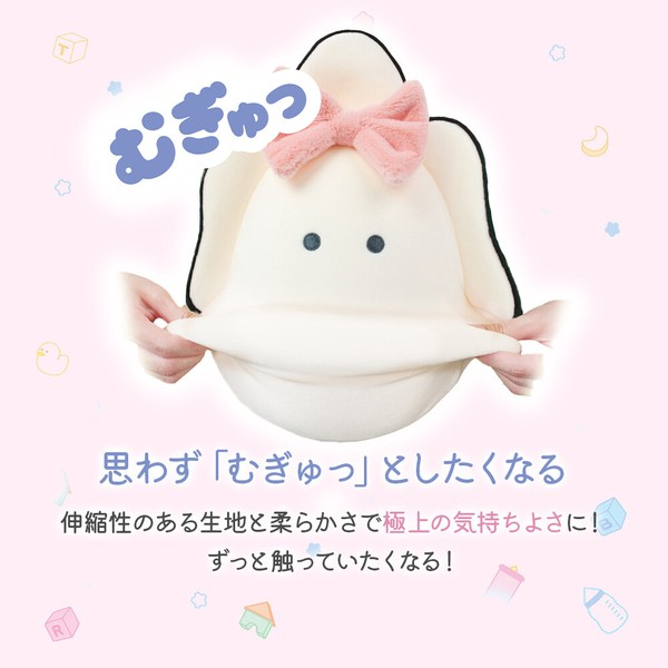 和食屋|Baby Oyster Plush stuffed toy doll 蝴蝶结可爱牡蛎生蚝宝宝公仔/玩偶/超好捏|约W25 x H33 x D14cm