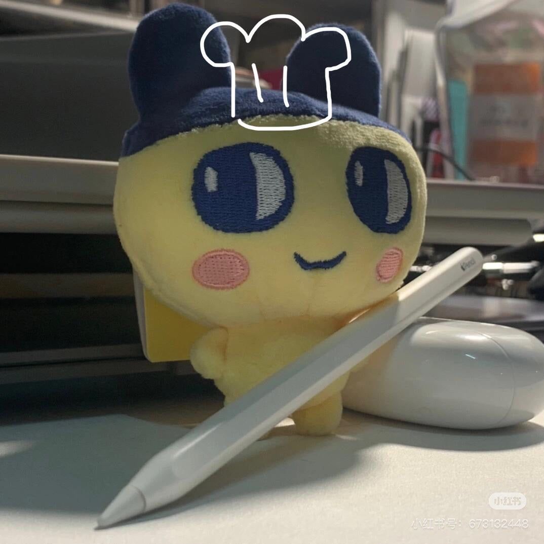 Tamagotchi|Ballchain Strap Kamio Mascot Holder /Plush Keychain|90x100x50mm approx.