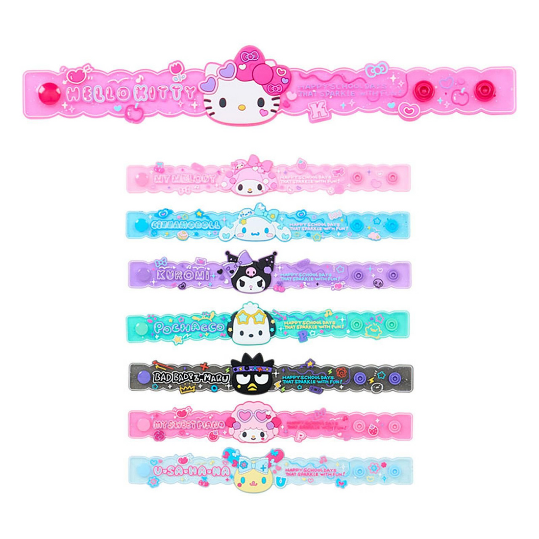 【limit 3】HelloKitty|Academy Sparkle Festival Character Rubber Band mystery bag/blind box/All 8 types|1pcs