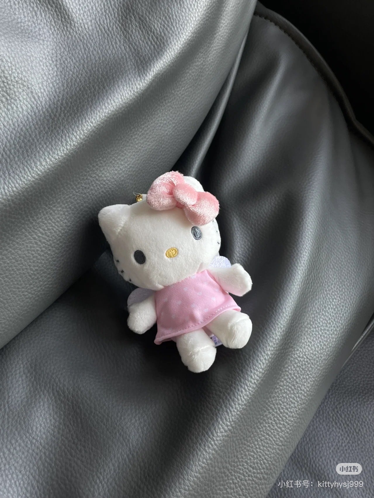 HelloKitty|Sanrio 50th Anniversary Collection Standard Angel Mascot Holder /Plush Keychain| 85x100x45mm approx.