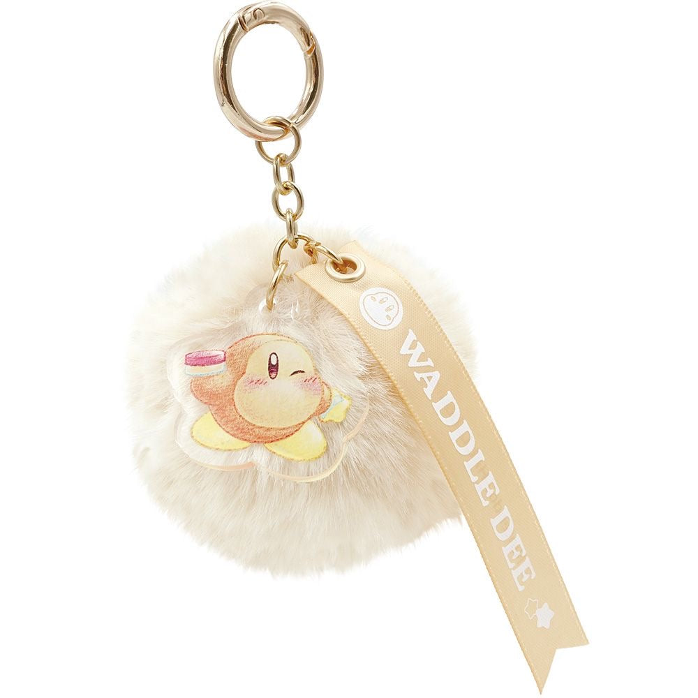 Kirby星之卡比|毛茸茸球球挂件/钥匙扣|约7.5 x 5 x 4cm