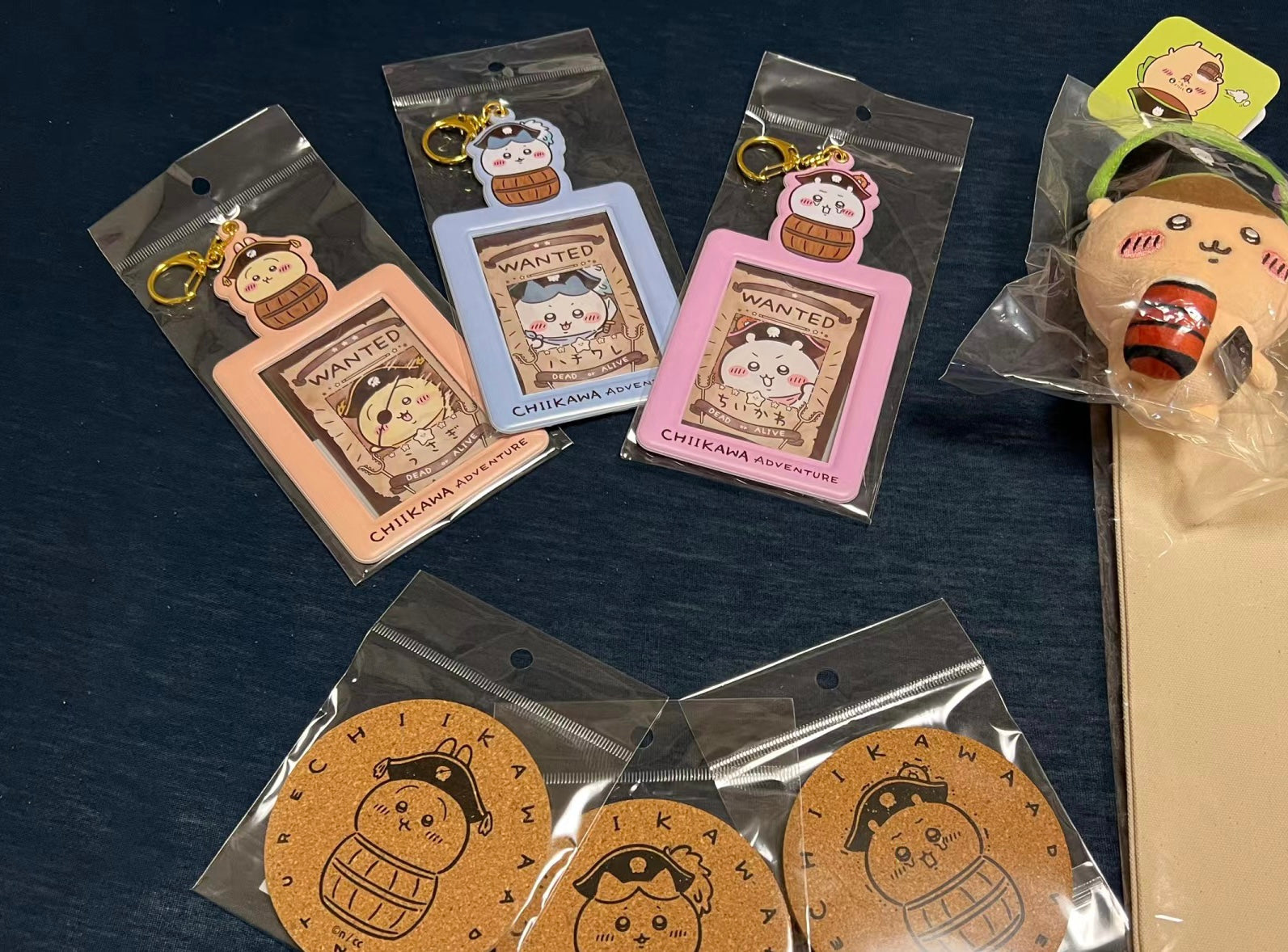 Chiikawa 吉伊卡哇|台场冒险王系列悬赏通缉令卡套钥匙扣/挂件