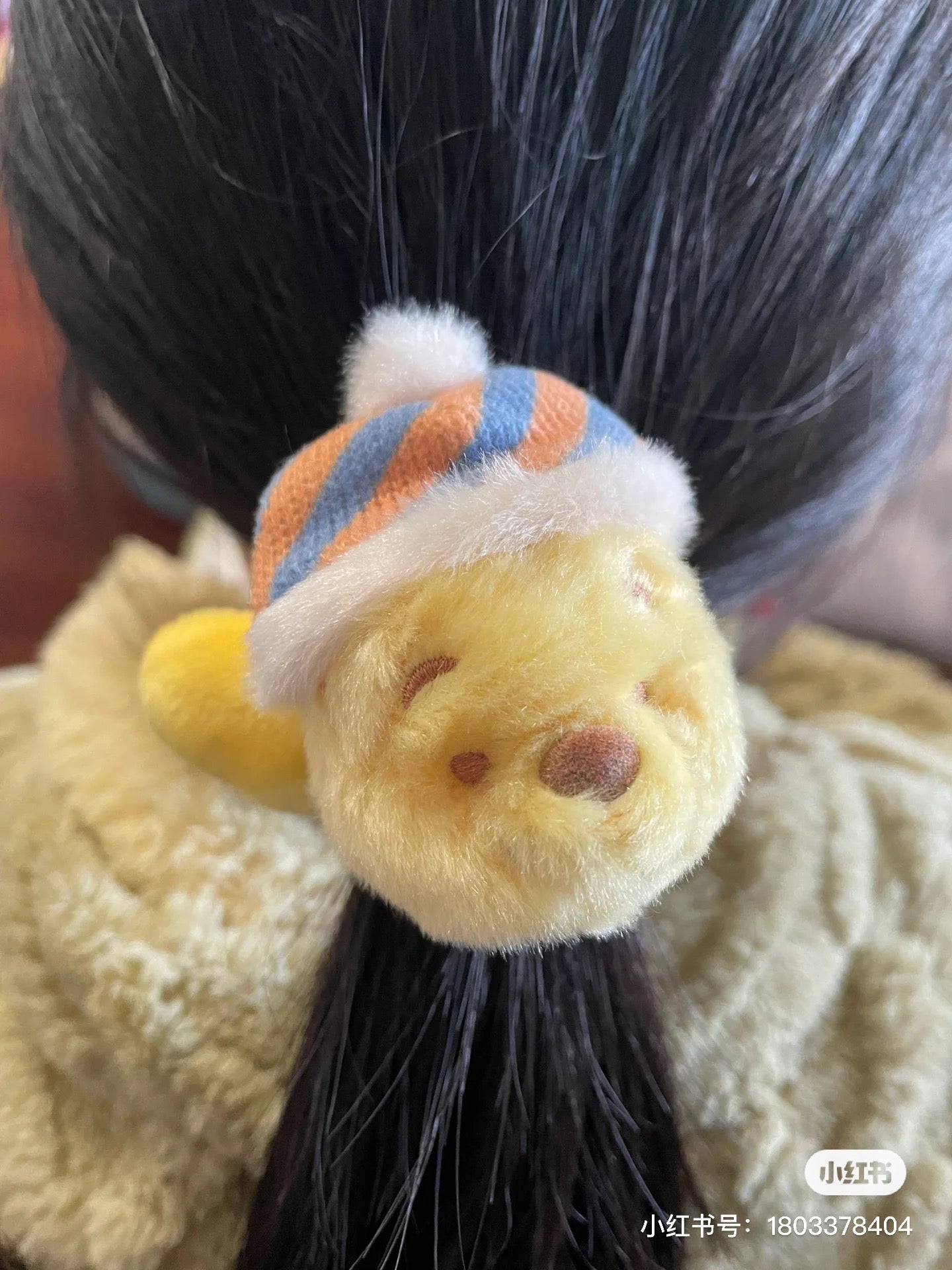 Disney SH|winnie the pooh冬日噗噗发圈4枚组