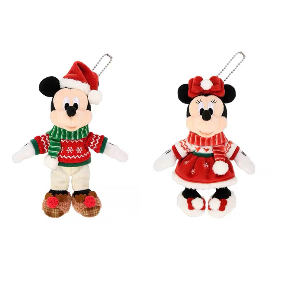 Disney迪士尼|东迪2024圣诞限定米奇米妮毛绒挂件/包挂