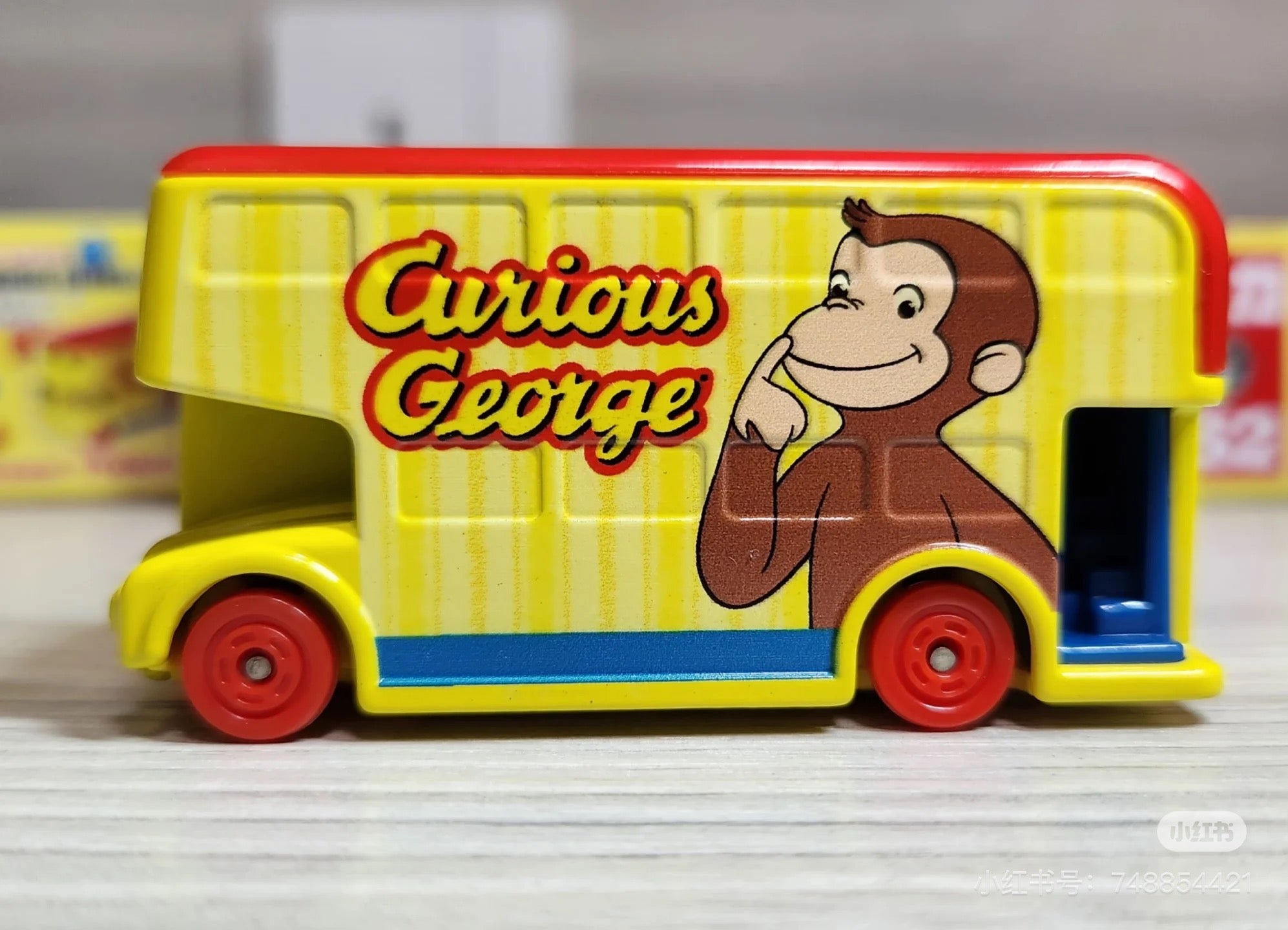 Tomica|Dream Tomica SP Curious George Friends Bus多美卡SP好奇猴子乔治之友巴士玩具车/摆件