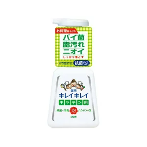 Lion狮王|Kitchen Antibacterial Cleansing Hand Soap趣净药用厨房用去腥味去油泡沫洗手液|230ml