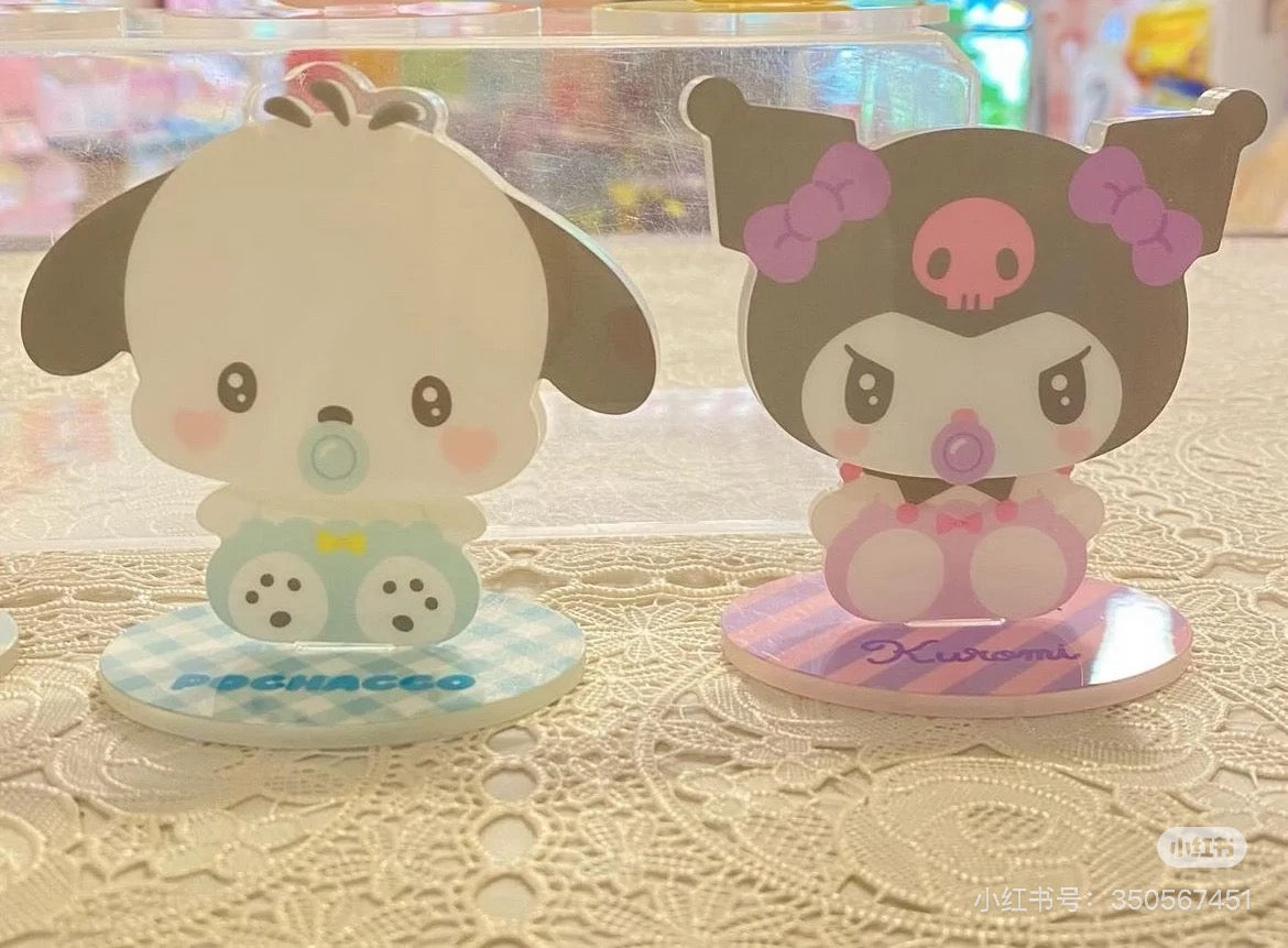 Sanrio三丽鸥|Secret Swaying Acrylic Stand Baby - Blind Box秘密系列摇摇乐吃奶嘴宝宝亚克力立牌盲盒/全8种/可以摇头|1枚入