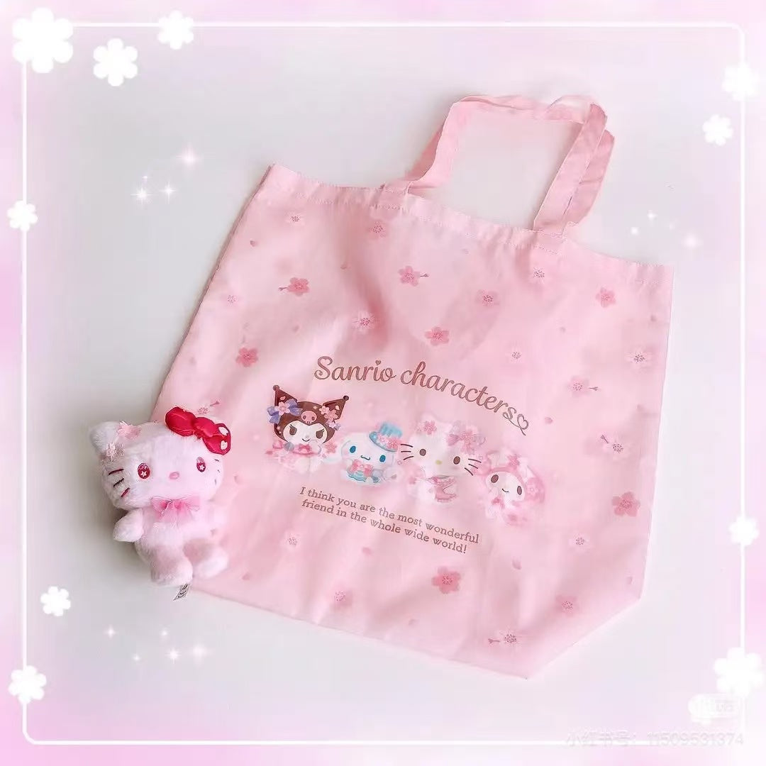 Sanrio|Sakura 2025 Eco Bag| 43×16.8×41cm approx.
