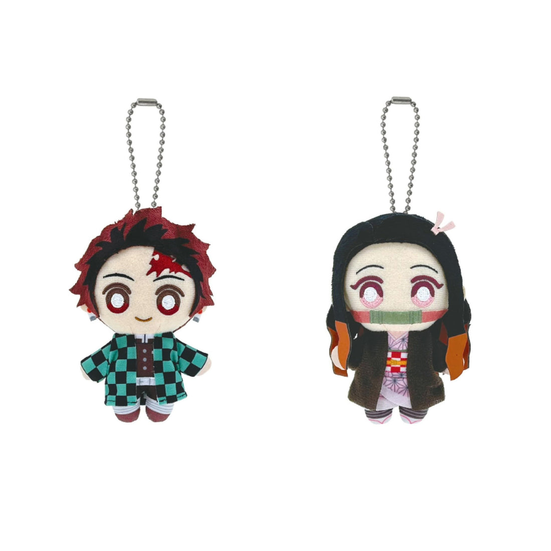 Bandai万代|Demon Slayer: Kimetsu no Yaiba Chibi Plush Mascot Kamado鬼灭之刃Q版毛绒玩偶挂件/包挂|约12.9 x 9.0 x 5.8cm